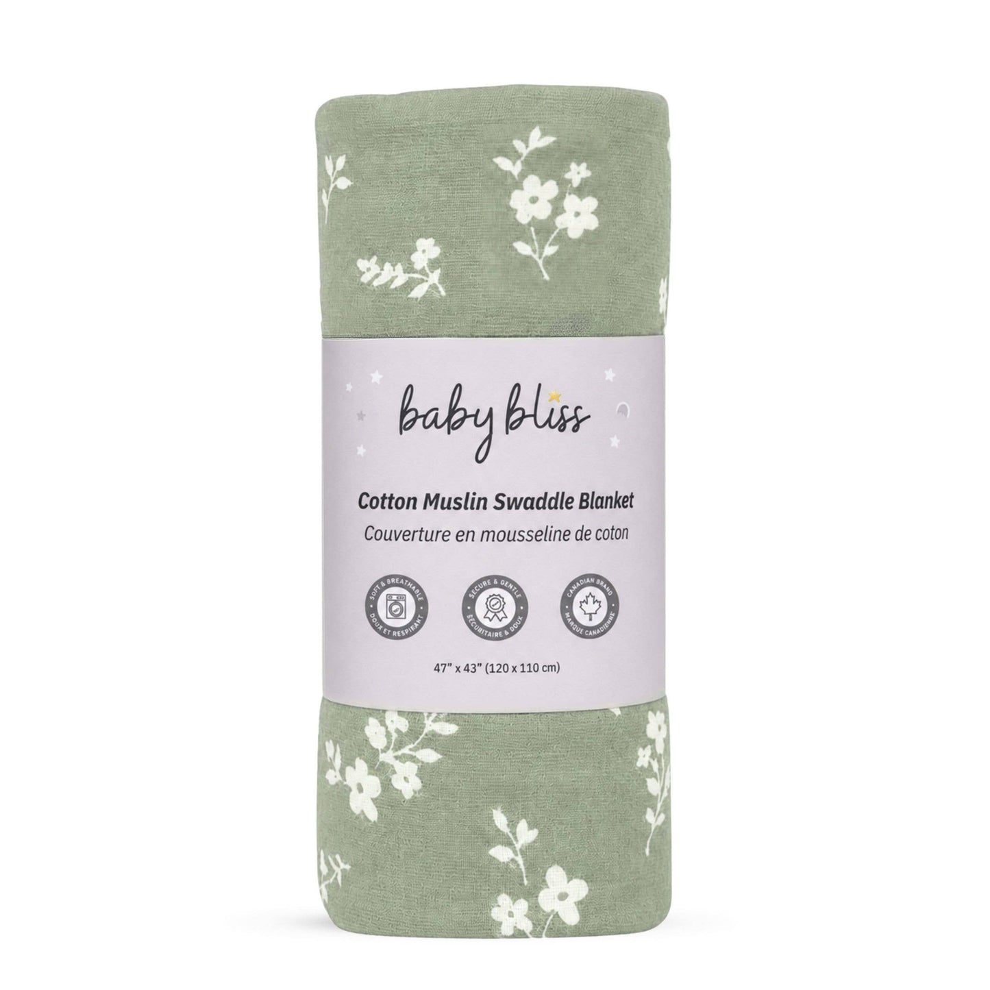 Muslin Swaddle Blanket - Blooming Daisy