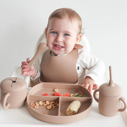Sippy Cup with Straw, Spill-Proof & Anti-Stain - Dusty Rose