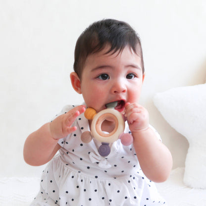 Teether Ring - Blue Tones