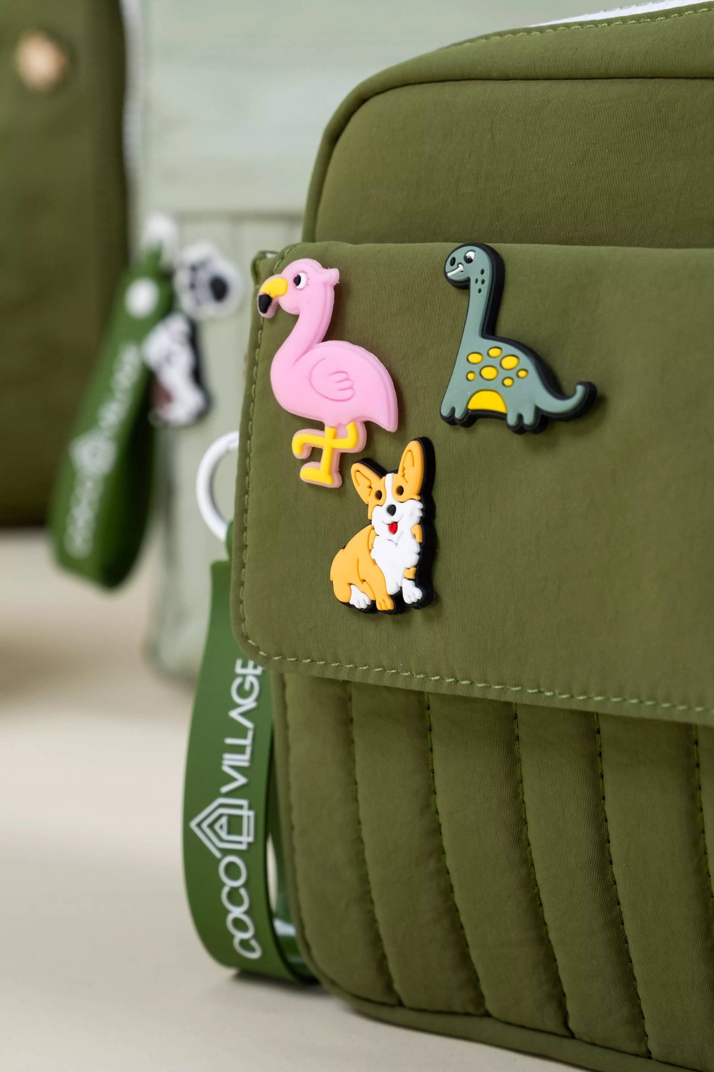 Set of 12 Animal Charms Pin