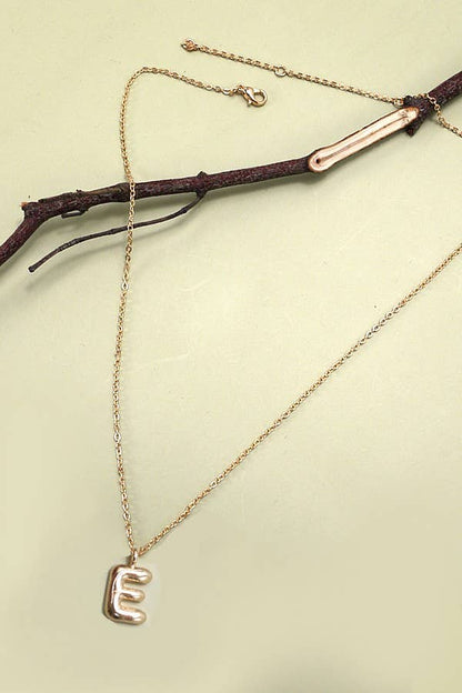 BALLOON BUBBLE PERSONALIZED INITIAL NECKLACE | 80N108