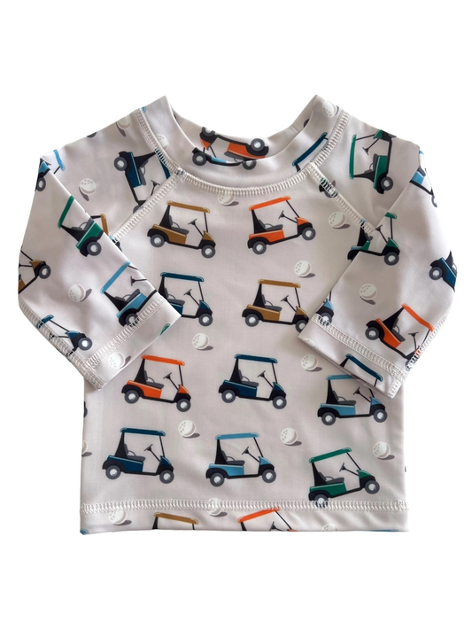 Golf Cart / Maui Rashguard / UPF 50+ (Baby - Kids)