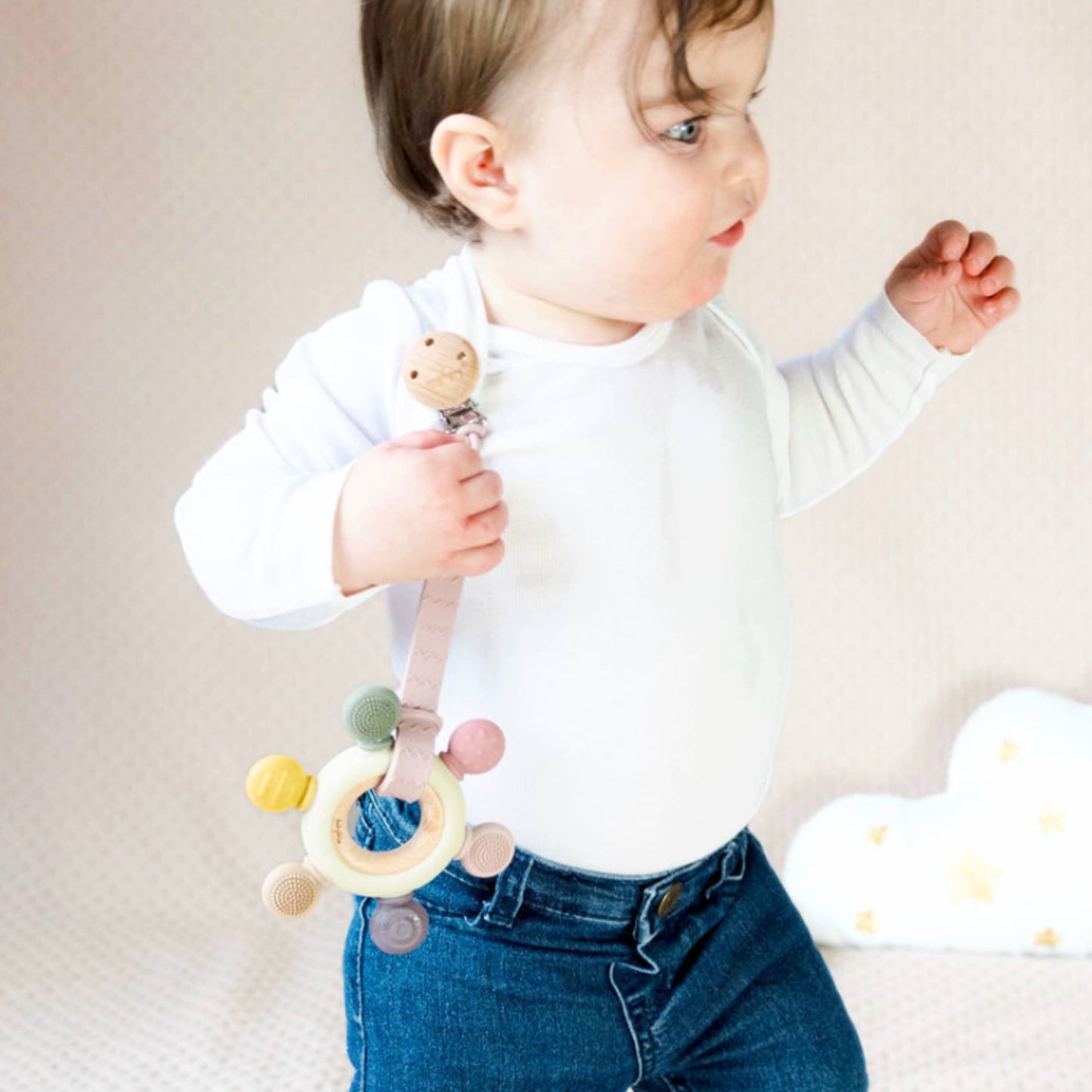 Teether Ring - Blue Tones