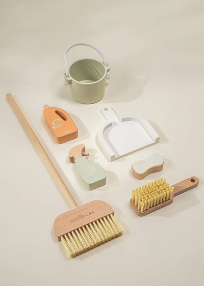 Wooden Cleaning Playset