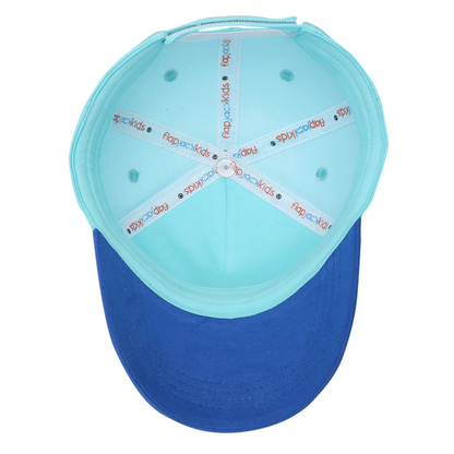 Kids UPF50+ Ball Cap- Monster BLUE