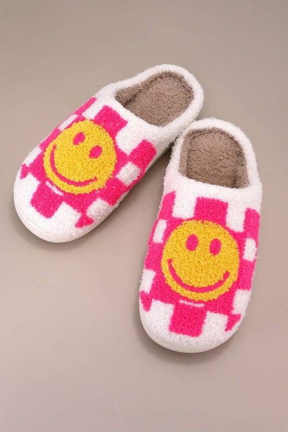 SOFT PLUSH MUSHROOM HEART RAINBOW WARM SLIPPERS | 40SP014