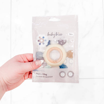 Teether Ring - Blue Tones