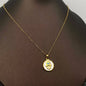 Enamel Evil Eyes Charm18K Gold Plated S.Steel Necklace - FGS