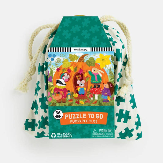 Pumpkin House 36 Piece Puzzle to Go