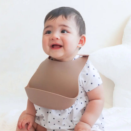 Silicone Bib - Dusty Pink