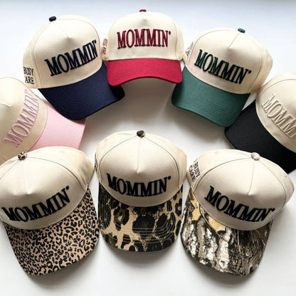 MOMMIN Embroidered Trucker Hat - Vintage Style | 40HW749