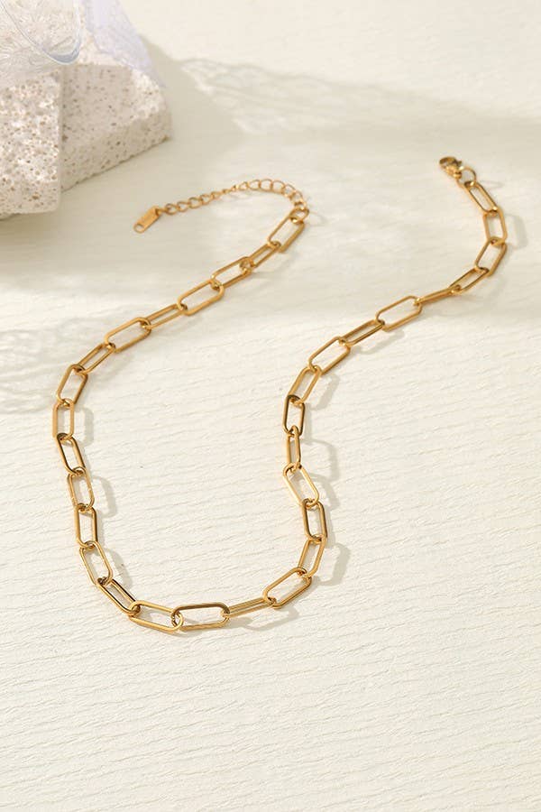 COLLIER EN ACIER INOXYDABLE ÉTANCHE ET ANTI-TERNISSURE | 40NK318