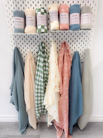 Baby Cotton Muslin Swaddle Blanket