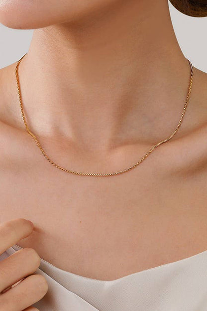 COLLIER EN ACIER INOXYDABLE ÉTANCHE ET ANTI-TERNISSURE | 40NK318