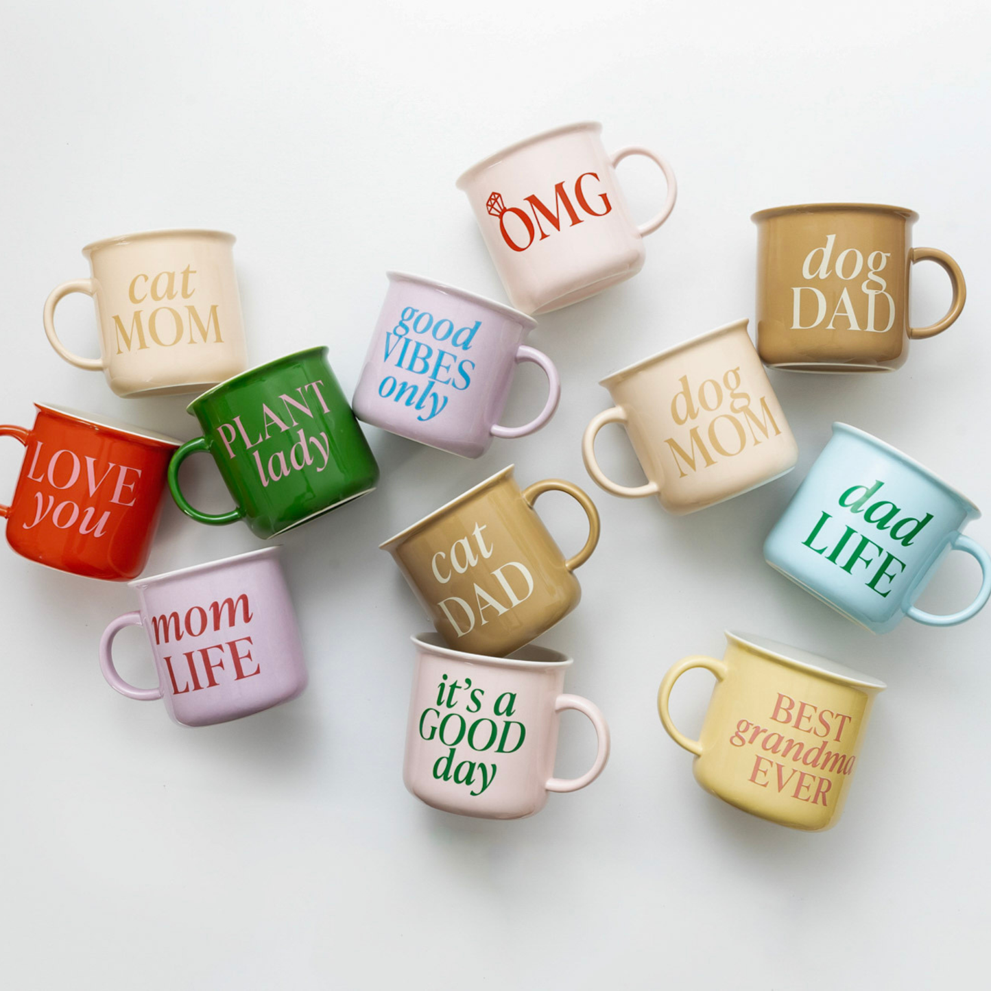 Tasse à café de 11 oz avec motif de feu de camp Plant Lady - Décoration d'intérieur et cadeaux