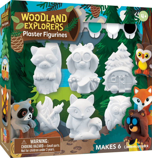 Woodland Explorers - Coffret de peinture pour figurines en plâtre