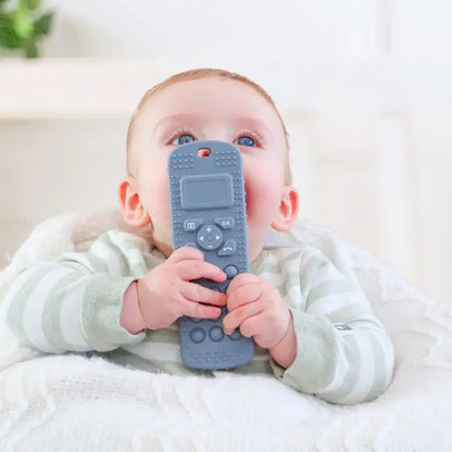 Sensory Popper Teether Phone - Sage