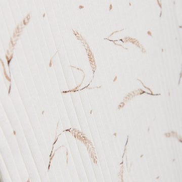 Fixoni: Romper, White And Wheat Pattern