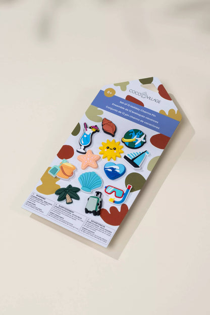 Set of 12 Holiday Charms Pin