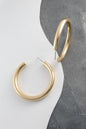 BOUCLES D'OREILLES CRÉOLES CLASSIQUES ÉPAISSES 1,75 POUCE | 10E3032446