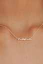 18K STAINLESS STEEL TARNISH FREE MAMA NECKLACE |
