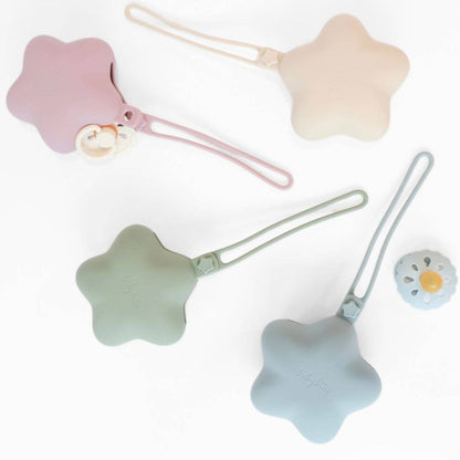 Star Pacifier Holder Case - Almond