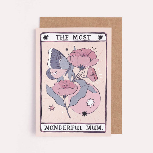 Tarot Flower Mum Card | Mother's Day Card | Female Cards