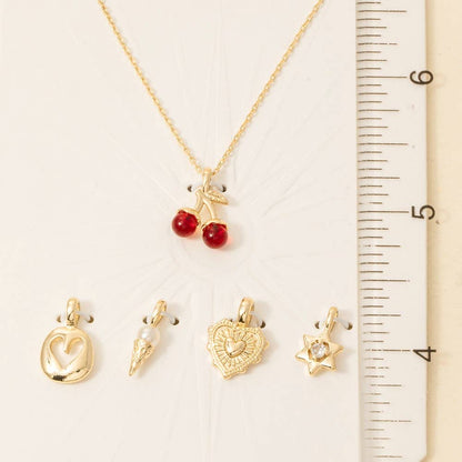 Cherry Swappable Pendant Necklace