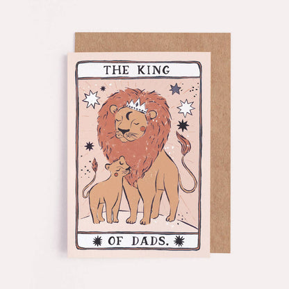 King of Dads Card | Male Birthday Card | Father's Day Cards