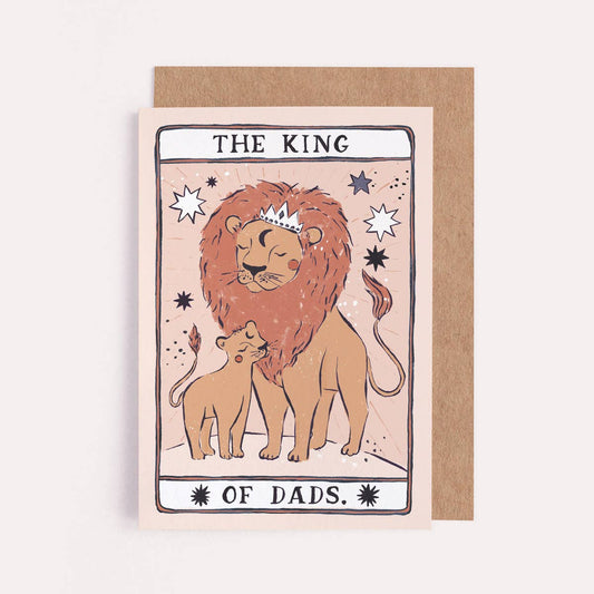 King of Dads Card | Male Birthday Card | Father's Day Cards