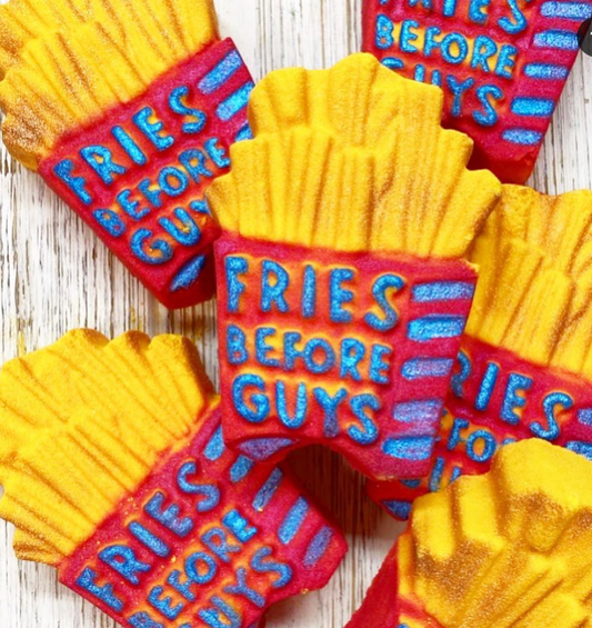 Des frites avant les mecs