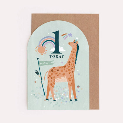 Age 1 Birthday Card | Milestone Age Cards | Baby Cards