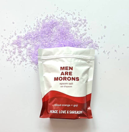 Los hombres son unos idiotas. Baño de sal de Epsom