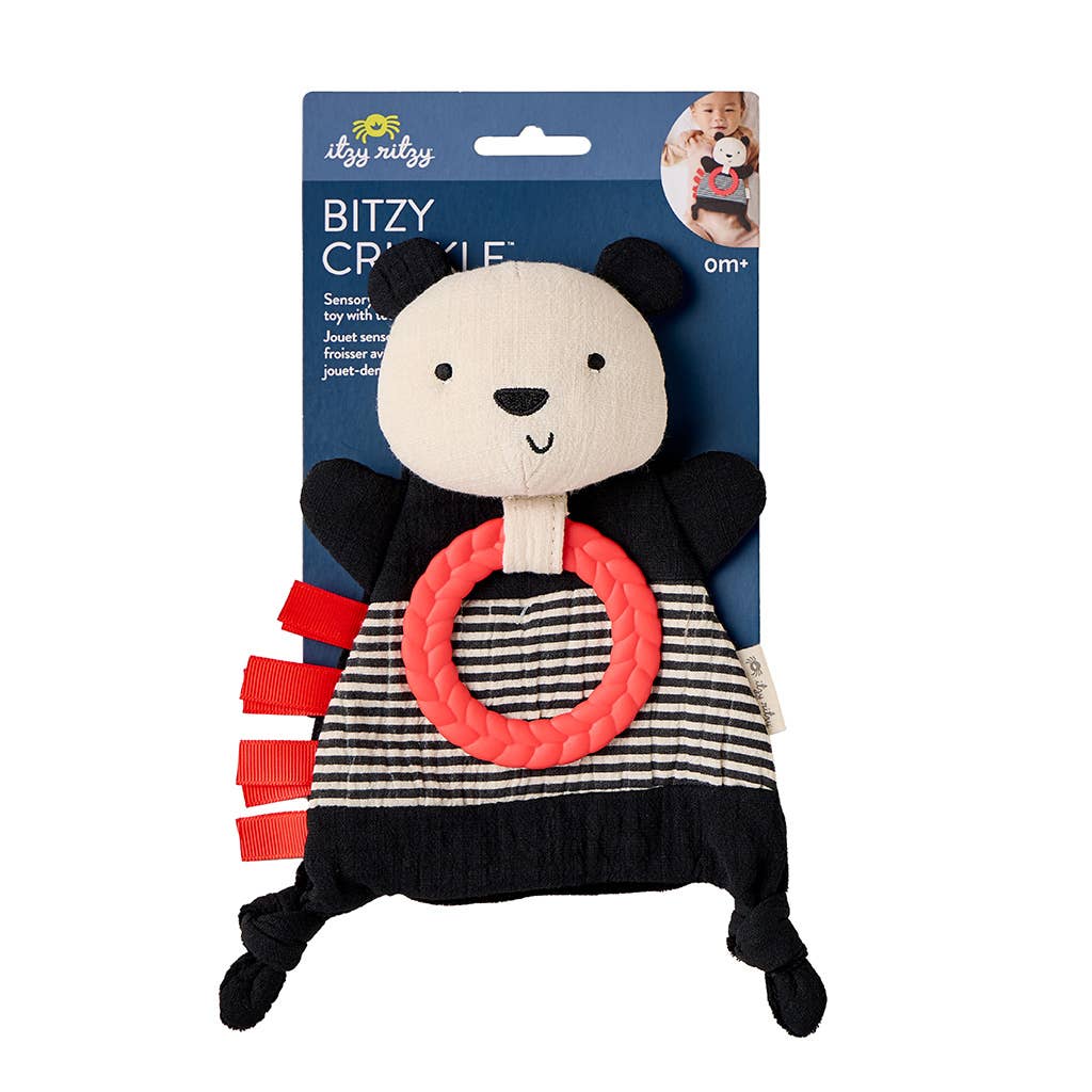 *NEW OPTIONS* Bitzy Crinkle™ Sensory Toy With Teether