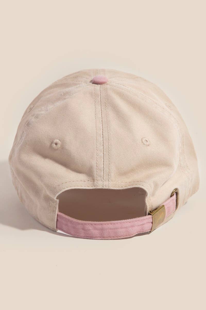 Two Tone Color Block Baseball Cap