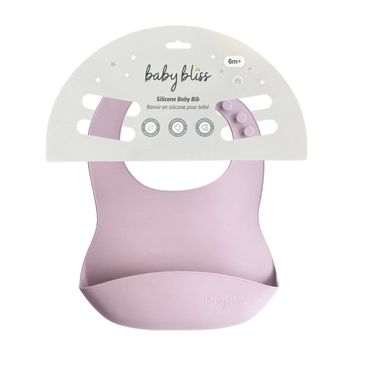 Silicone Bib - Dusty Pink