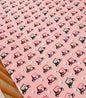 Pink Golf Cart / Organic Crib Sheet