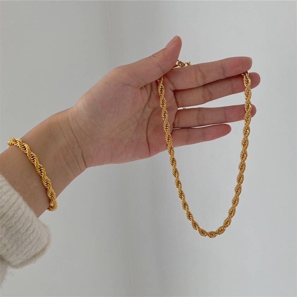 COLLIER EN ACIER INOXYDABLE ÉTANCHE ET ANTI-TERNISSURE | 40NK318