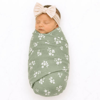 Muslin Swaddle Blanket - Blooming Daisy