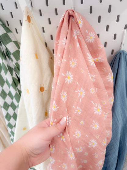 Baby Cotton Muslin Swaddle Blanket