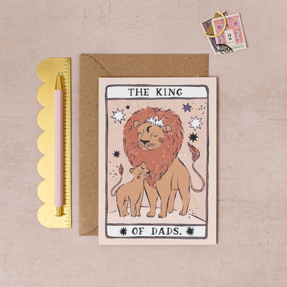 King of Dads Card | Male Birthday Card | Father's Day Cards