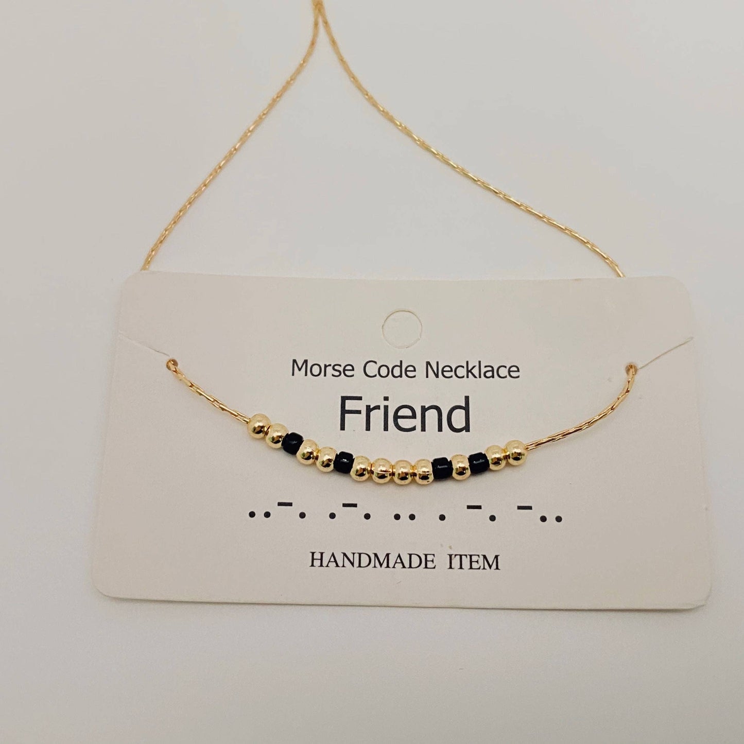 Handmade “Fuck off” Morse Code Necklace