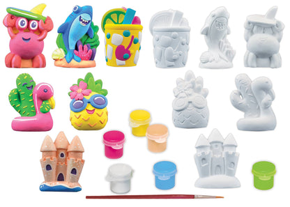 Fun in the Sun - Plaster Figurine Paint Set