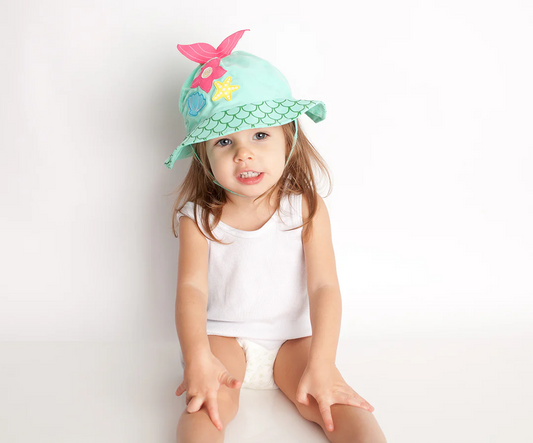 UPF50+ Baby Sun Hat Mermaid