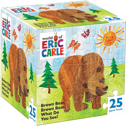Le monde d'Eric Carle - Puzzle Ours Brun 25 pièces