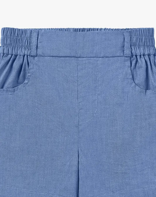 Denim Shorts- Sailboat