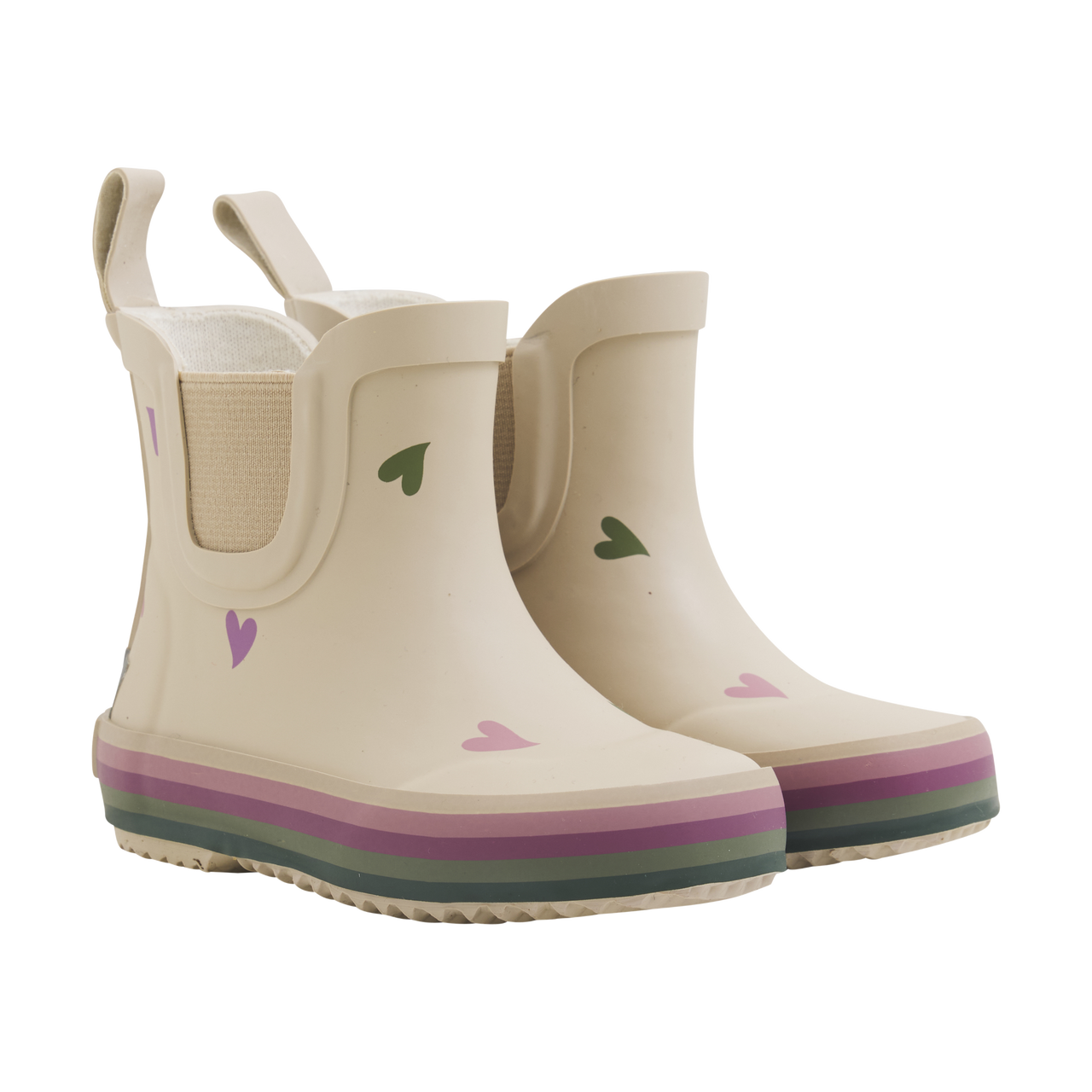 Wellies Short w Heart Badges- Celavi