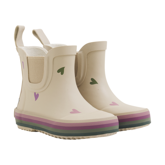 Wellies Short w Heart Badges- Celavi