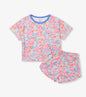 Whimsical Flowers Short Sleep Set- Hatley