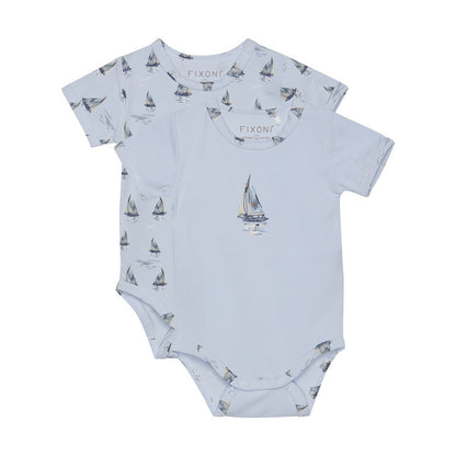 Fixoni: 2 Pc Sailor Boat Onesie